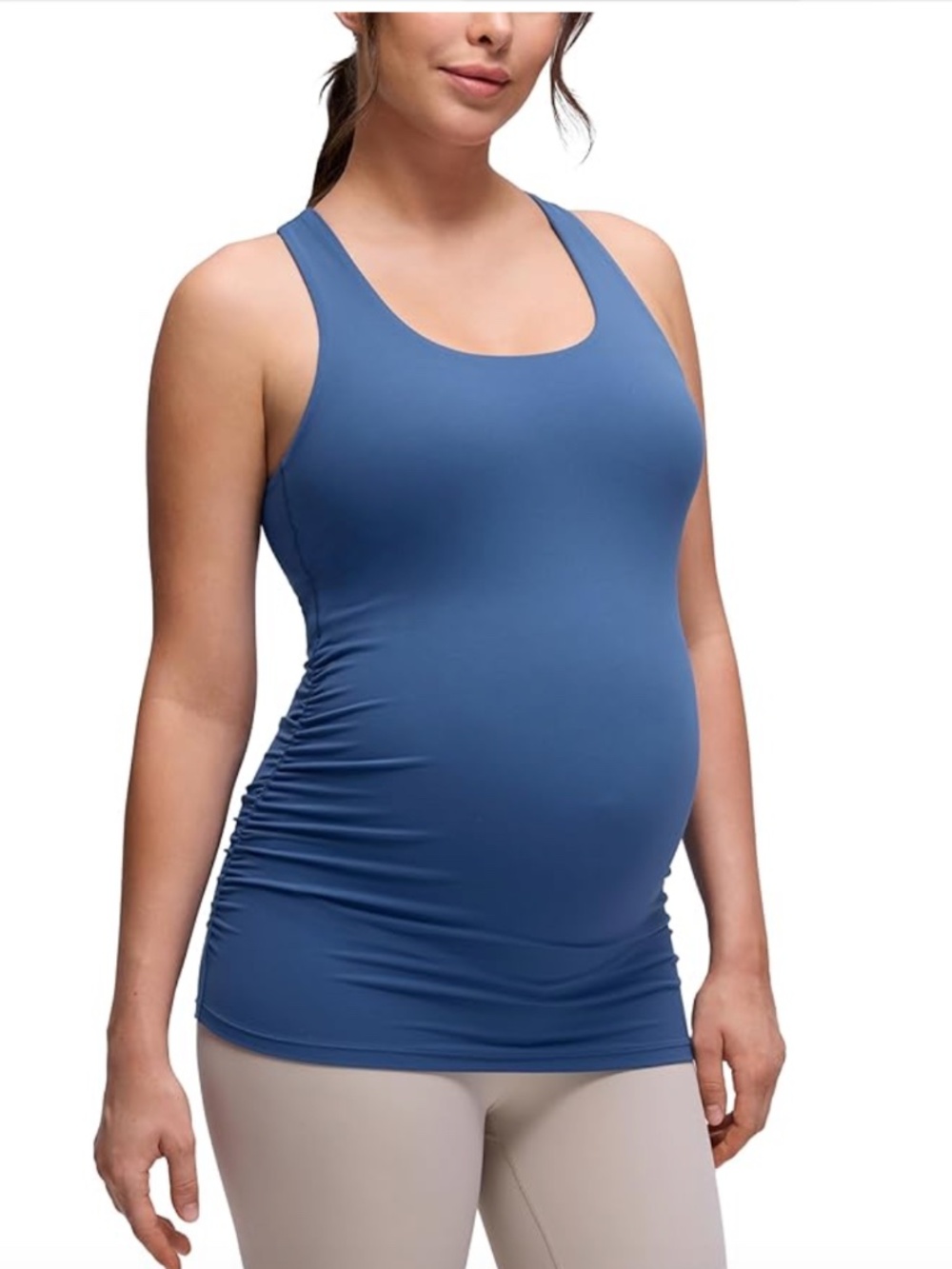 CRZ YOGA Butterluxe Maternity Racerback Tank Top